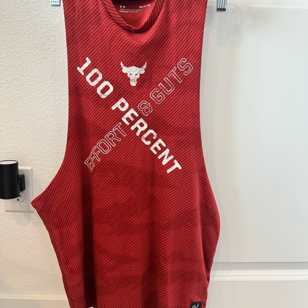 Under Armour Deep Red Graphic Tank Top